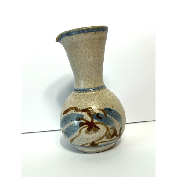 Vintage Cannie Ridge Harcourt Pottery Vase Carafe Australian Hand Thrown Clay - Picture 2 of 8